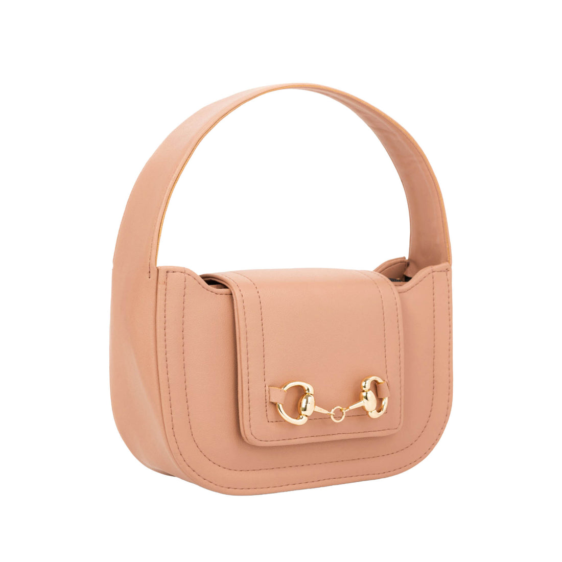 Classic Peach Saddle Bag